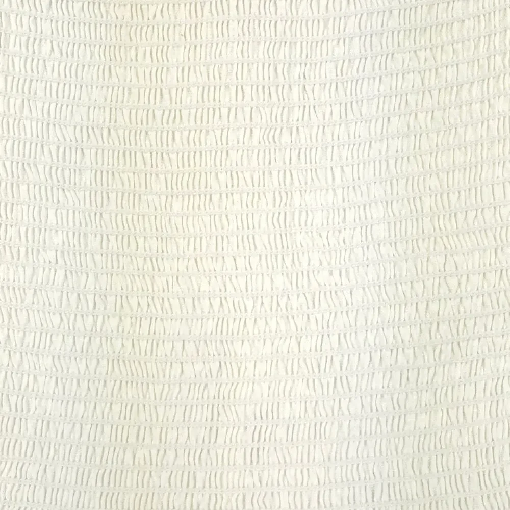 Petersyn Barrett Linen Blend Smocked Mini Skirt Tube Top